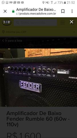 Cubo pra baixo fender 60 w
