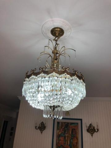 Lustre Cristal Antigo - Foto 3