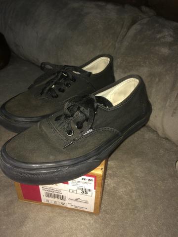 Tênis Vans Authentic All Black 35 - Foto 3