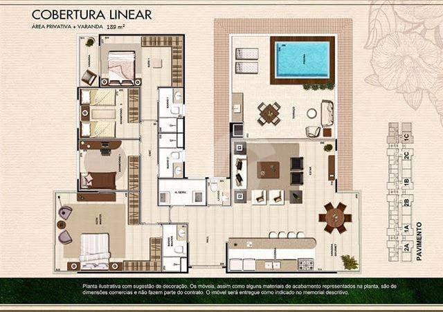 Cobertura com 4 dormitórios à venda, 170 m² por R$ 1.900.000,00 - Itaipava - Petrópolis/RJ - Foto 3