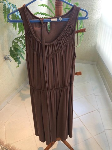 Vestido marrom tamanho G -