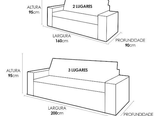 SOFÁ DOIS E TRÊS LUGARES ESTILO DECOR R7 - Foto 4