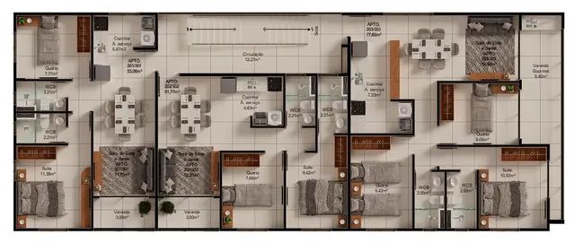 Apartamento Bessa Novo 2 Quartos  - Foto 2