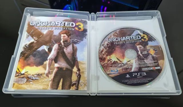 Jogo Uncharted 3: Drake's Deception - PS3 - Foti Play Games