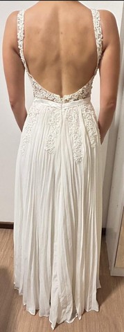 Vestido de noiva ou formanda romântico com renda - Foto 2