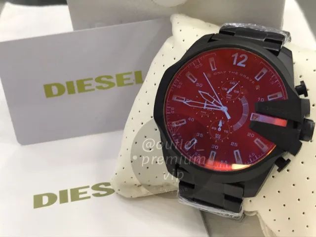 Relógio diesel camaleão original com caixa preta e certificado - Foto 2