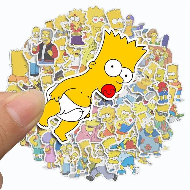 KIT 7 ADESIVOS SIMPSONS POR 10 REAIS  - Foto 5