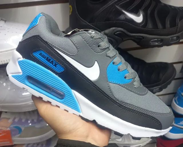 Air max 90 masculino hot sale azul