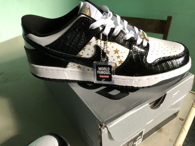 Tenis Nike Supreme X Dunk Low Og Sb Qs 'black'