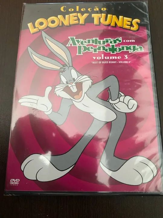 DVD  original novo lacrado Coleção Looney Tunes Aventuras com Pernalonga v 3 