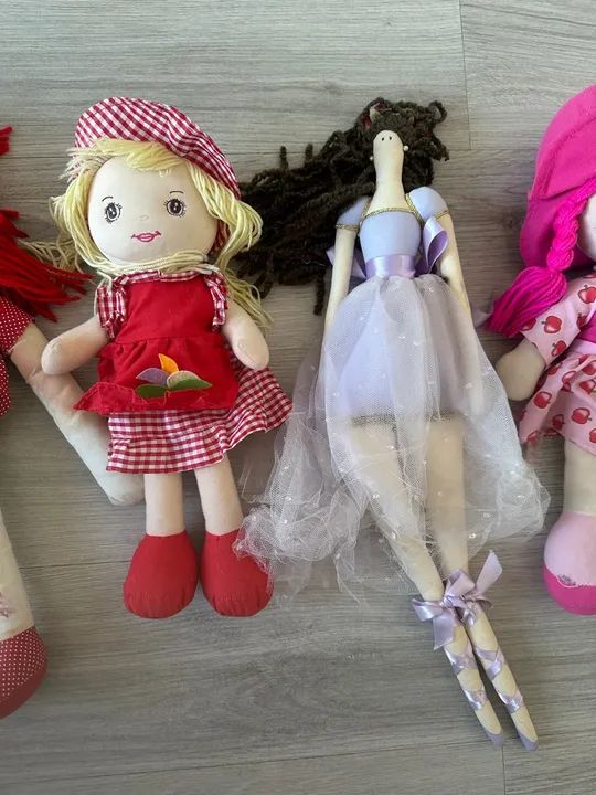 bonecas de pano para brincar - Foto 2