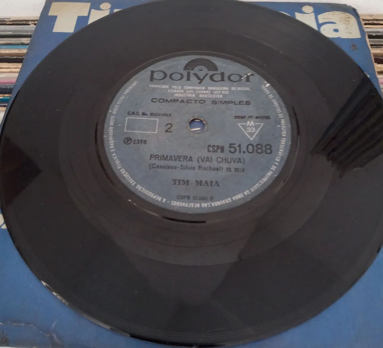 Dois Compactos TIM MAIA Você / Primavera  - Foto 3