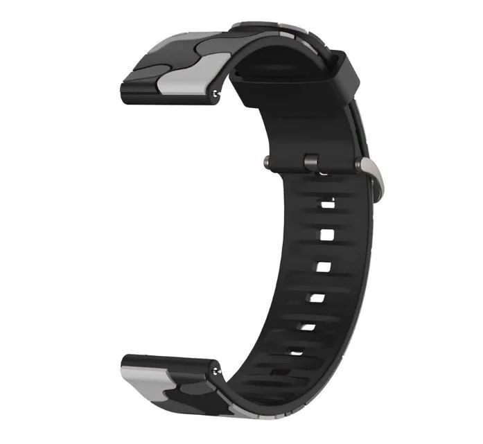 Pulseira para Relógio Camuflado Cinza e Preto - Foto 6