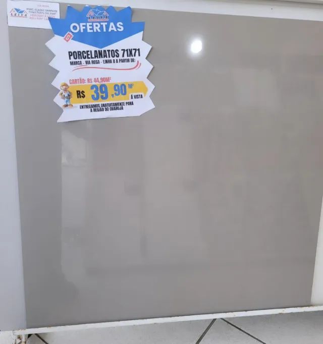 Porcelanatos Polidos 71x71 linha B - Foto 2