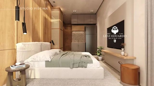 PRAIA DE CAMPAS EM TAMANDARÉ - FLAT 1 QUARTO 24m² a 80 m do mar - Foto 9