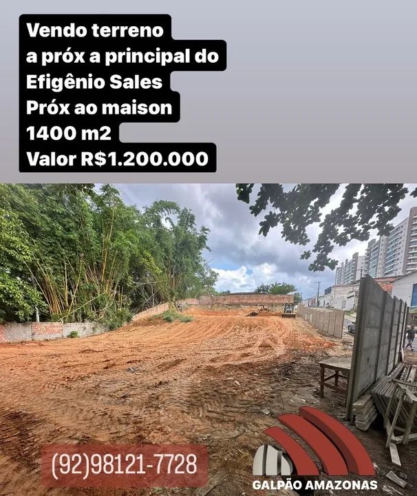 VENDO TERRENO 1.400M² EFIGÊNIO SALES - Foto 2