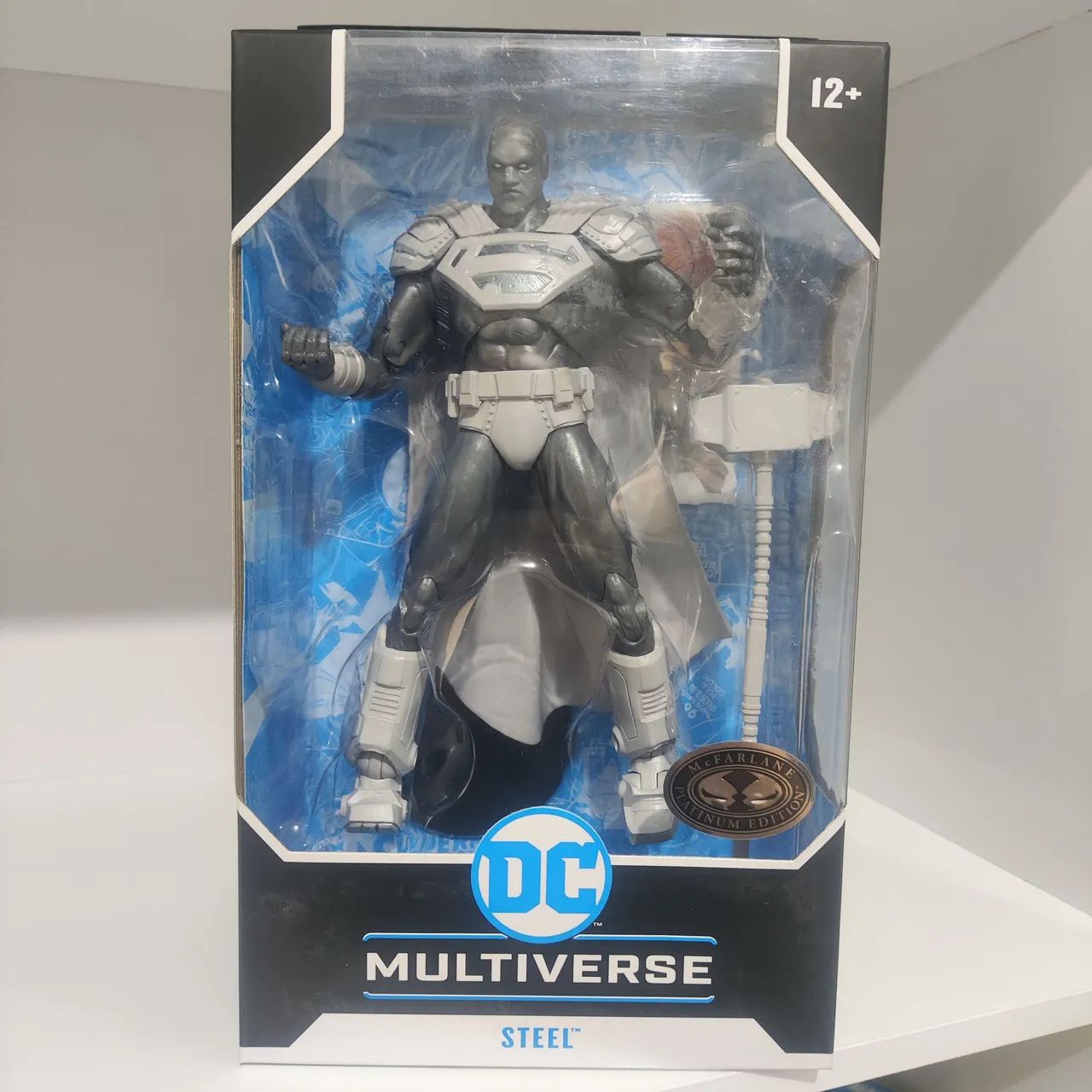 McFarlane Stell Platinum Edition - Aço Edição Platinum - Dc Multiverse 