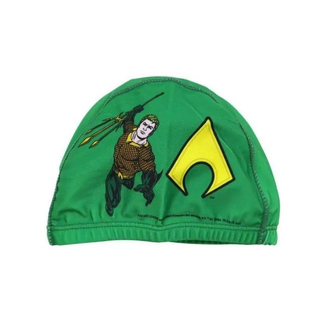 Touca Natação Infjustice League Bel 92900 20x14cm - Aquaman - Foto 2
