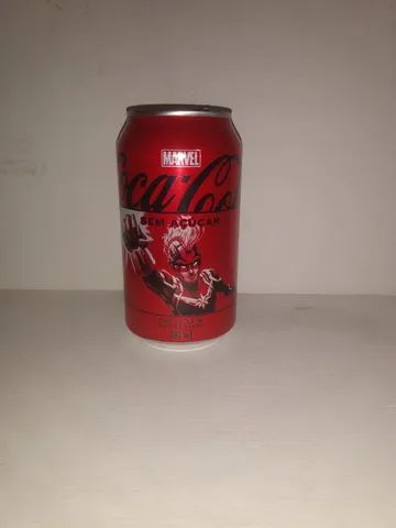 Latinha: Coleção Coca Cola Marvel - Capitã Marvel - Foto 2