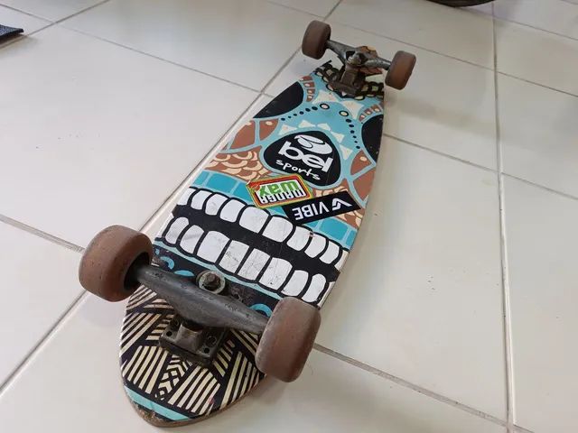 Skate semi long com rolamentos abec 5