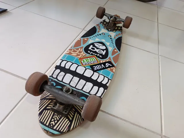 Skate semi long com rolamentos abec 5