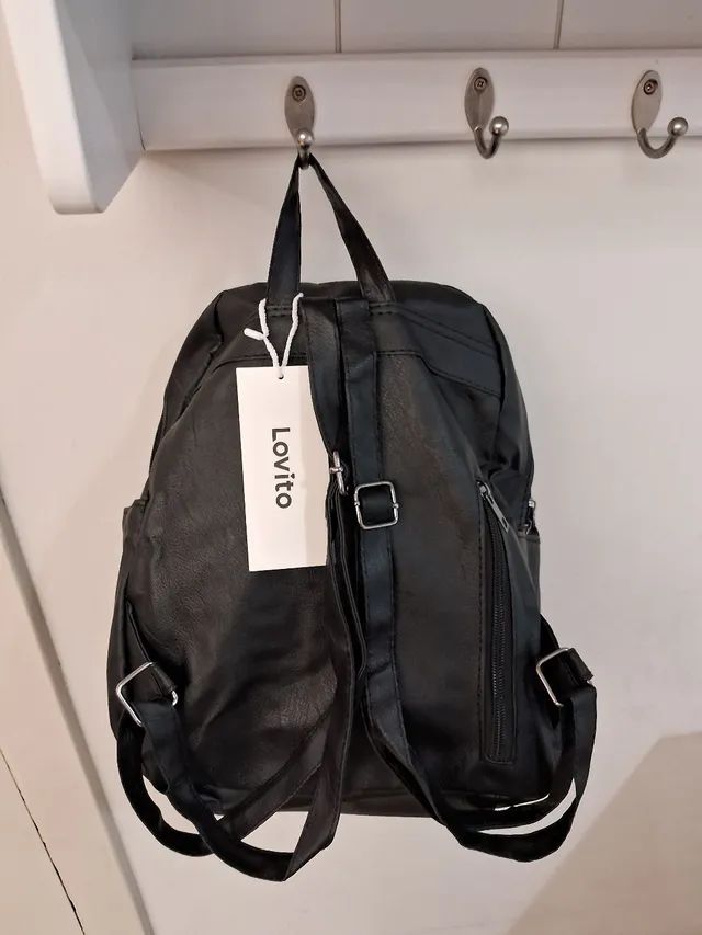 Bolsa Mochila Lovito c/ 6 Bolsos + 2 Laterais - Foto 4