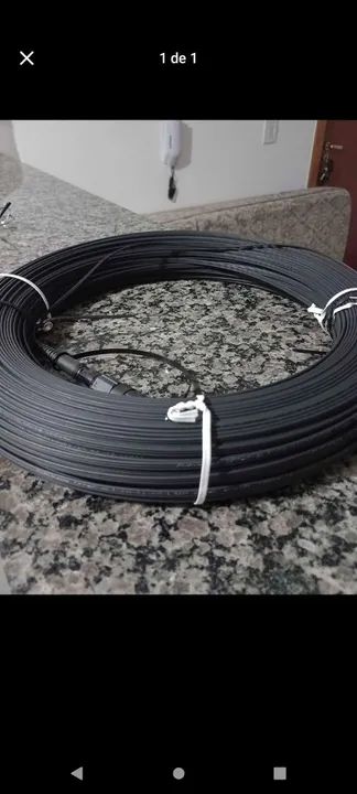 Cabo de fibra óptica 100m