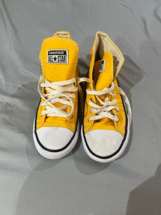 Tênis Converse Infantil Amarelo
