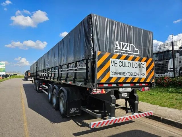 Bitrenzão Graneleiro 3x3 AIZ Ano 2020 Compensado Naval Sem pneus Pronta Entrega - Foto 14