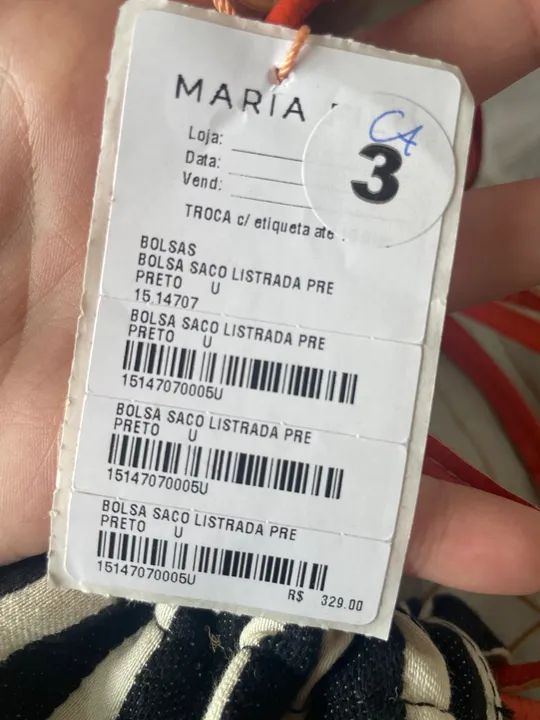 Bolsa de Ombro Mini Maria Filó - Etiqueta - Foto 4