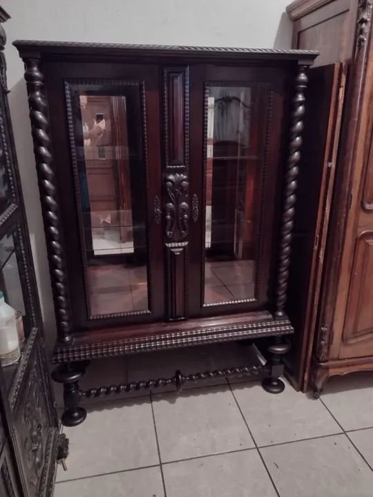 Cristaleira antiga  - Foto 2