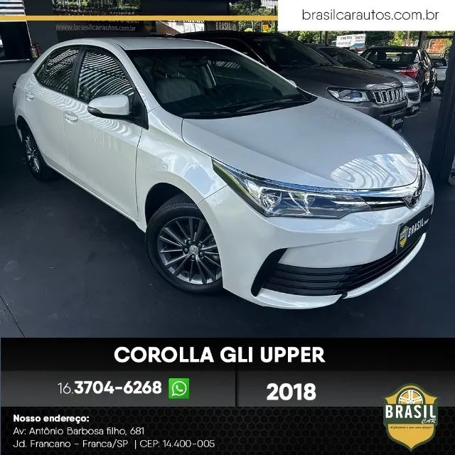 Corolla GLi Upper 1.8 Automático 2018