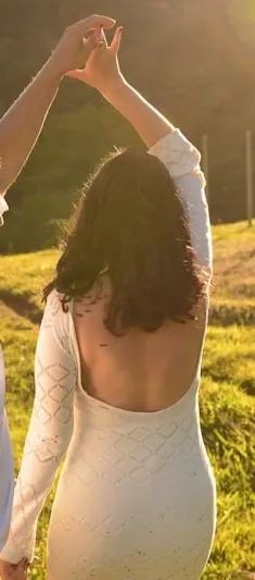 Vestido rendado algodão cor creme - lindíssimo! - Foto 2