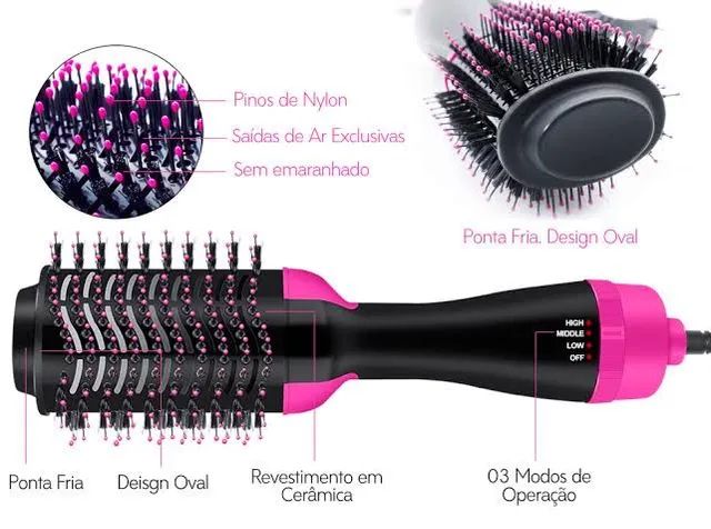 Escova de cabelo One Step Nova! - Foto 2