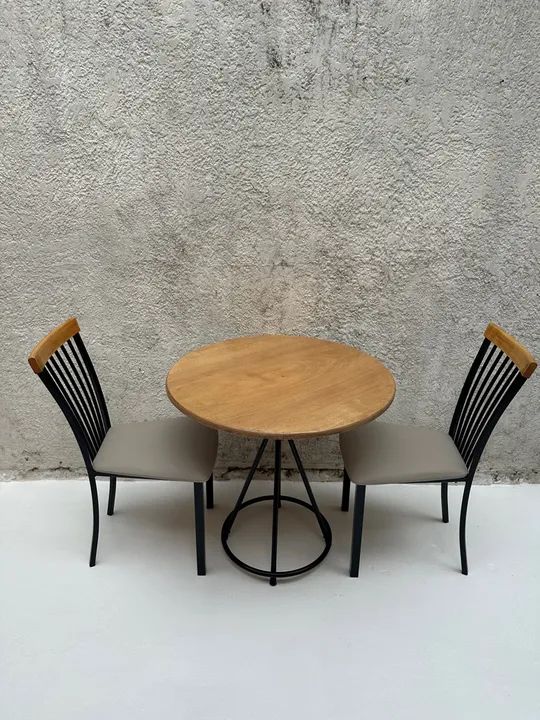 Lindo jogo de bistrô anos 60 - Foto 4