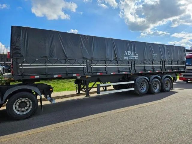 Bitrenzão Graneleiro 3x3 AIZ Ano 2020 Compensado Naval Sem pneus Pronta Entrega - Foto 8
