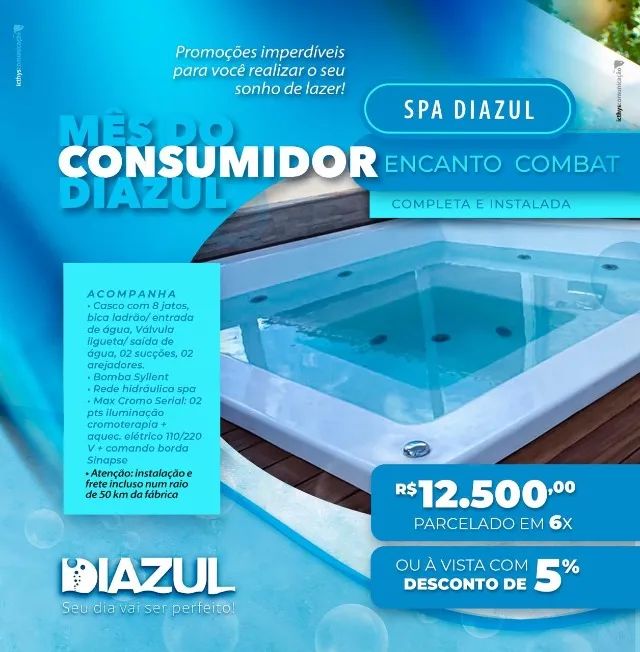 Spa em promoção!! 2.00 x 2.00 x 0.80