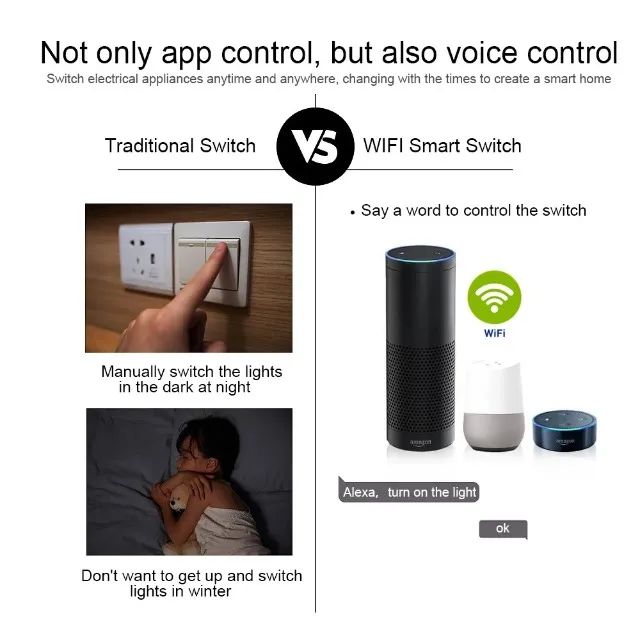 Smart Wifi 4 Canais - Tuya Interruptor Inteligente 4 Canais 4ch Wifi + Rf 433mhz - Foto 6