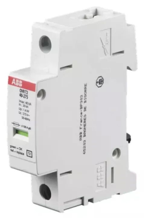 Pacote 3 unidades Disjuntor DPS 275V , 5ka  ABB OVR T2 Novo lacrado