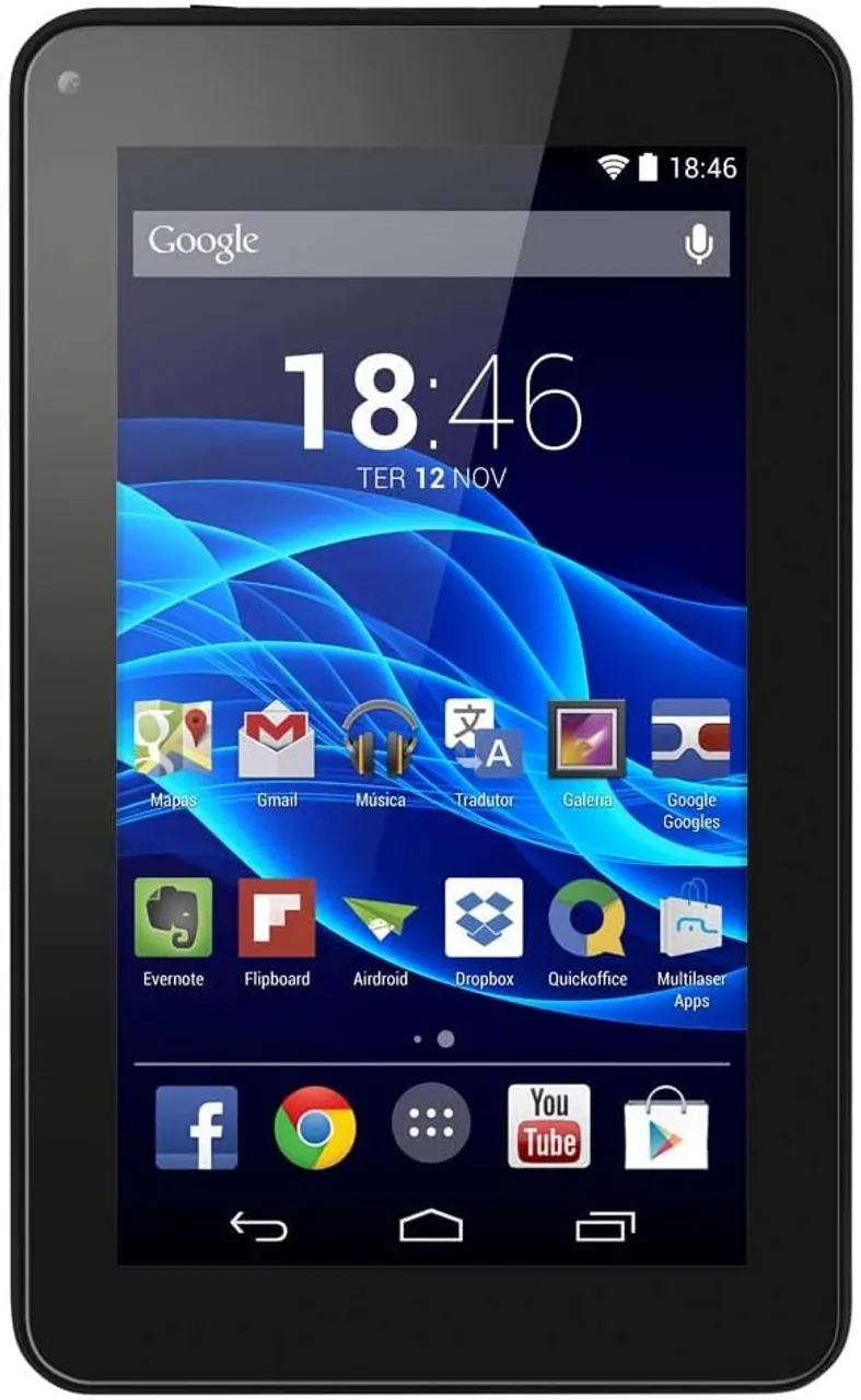 Tablet Multilaser Multi M7S Wi-fi 512MB RAM 8GB Quad Core