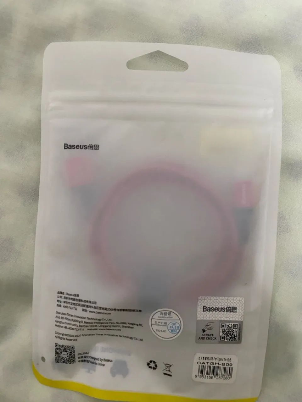 Cabo USB tipo C , carregamento rápido , baseus original . - Foto 6