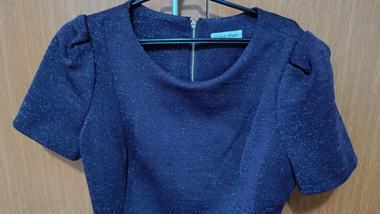 Vestido roxo Calvin Klein  - Foto 4