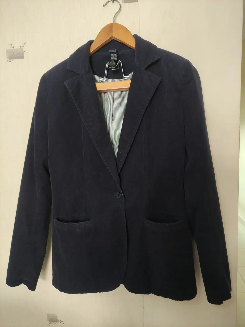 HERING BLAZER VELUDO COTELE AZUL MARINHO alongado TAM P ( até 42) 145,00