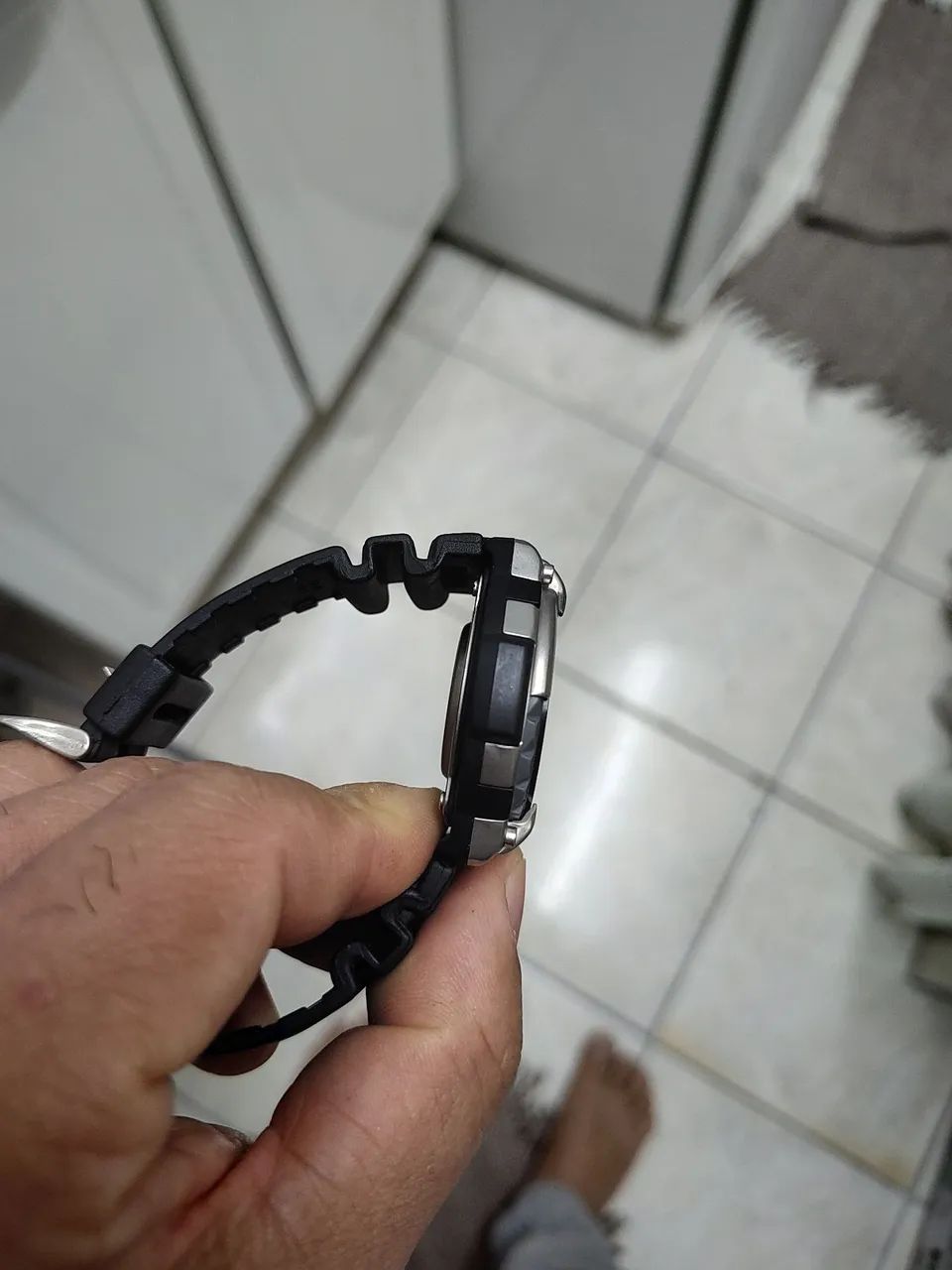 Relógio Esportivo Digital com Pulseira de Borracha MD-310 clássico. - Foto 5