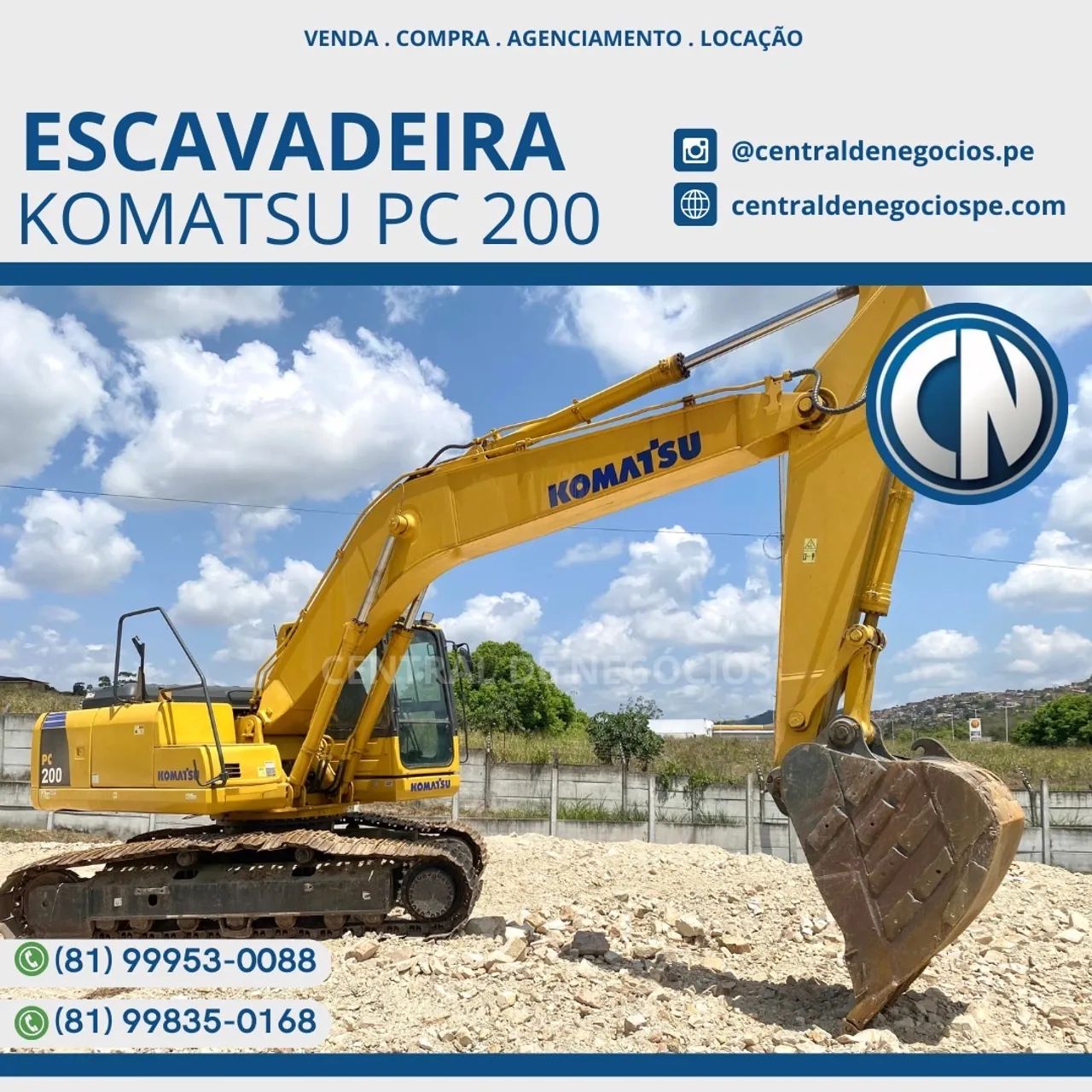 Escavadeira Komatsu PC 200 2008 - Foto 2