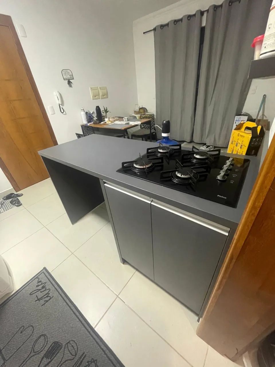 Armário de Cozinha Branco com 3 Gavetas - Foto 4