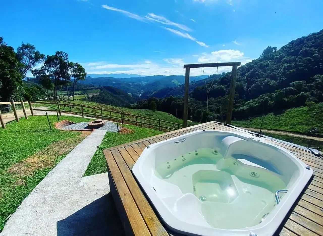 Linda chácara em Anitapolis, já com chalé para investimento em Airbnb - Foto 2