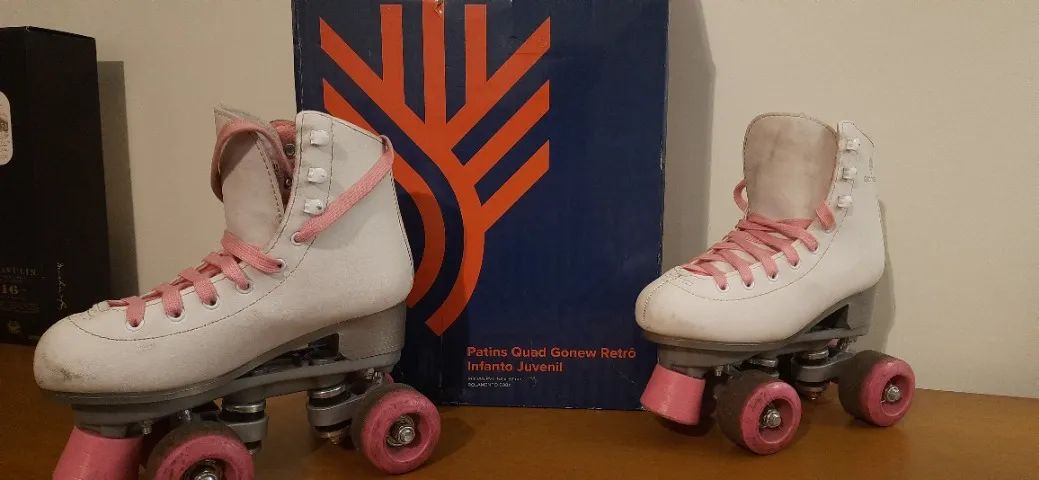 Patins QUAD GONEW RETRÔ INFANTO JUVENIL - Foto 4