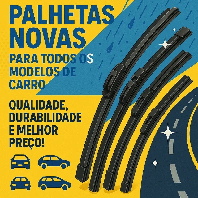 Palhetas para Todos os Carros - Qualidade com o Melhor Preço