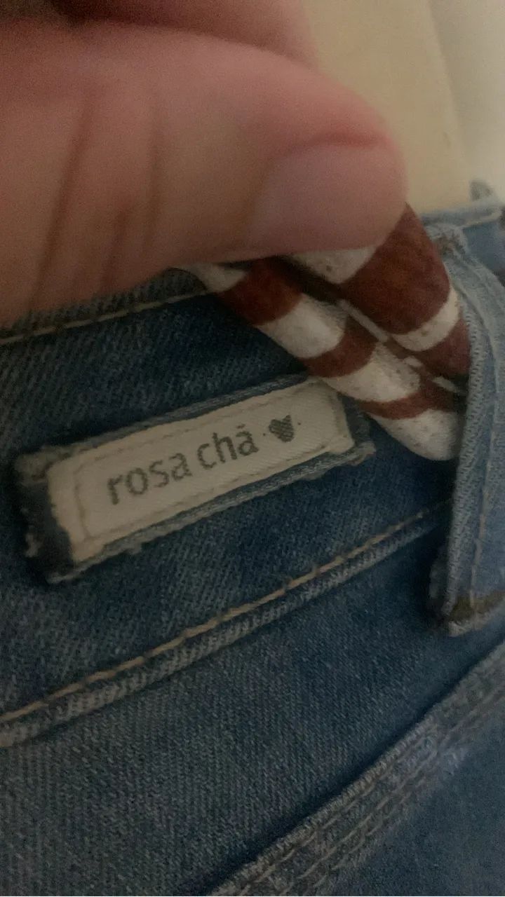 Calça jeans ( Rosa chá) vendo ou troco  - Foto 5
